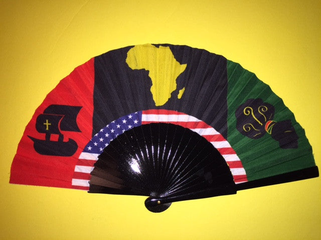 Pan Africa Deluxe FlagFan